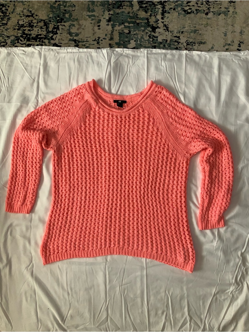 Coral Knit Women’s Sweater - Textured Pullover